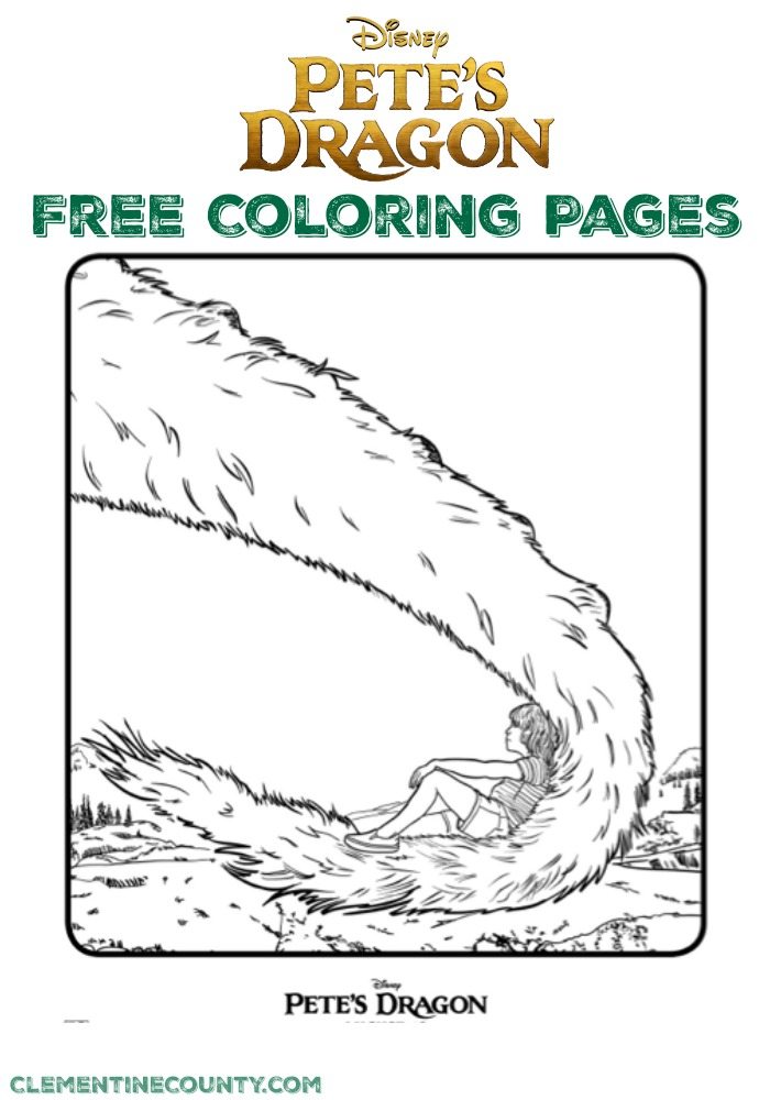 PetesDragonFreeColoringPages