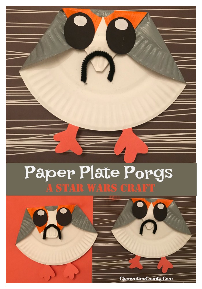 Paper Plate Porgs