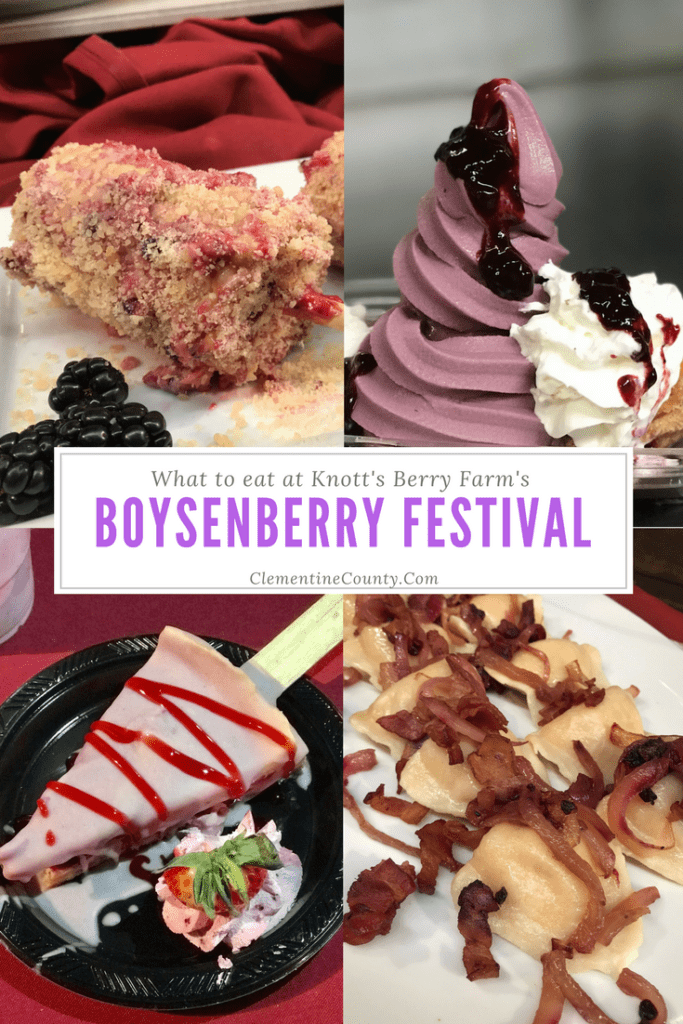 What to eat at Knott's Berry Farm's Boysenberry Festival