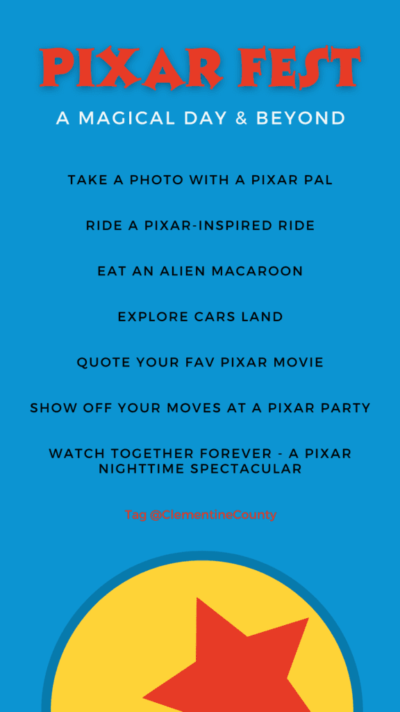 Pixar Fest Instagram Story Template