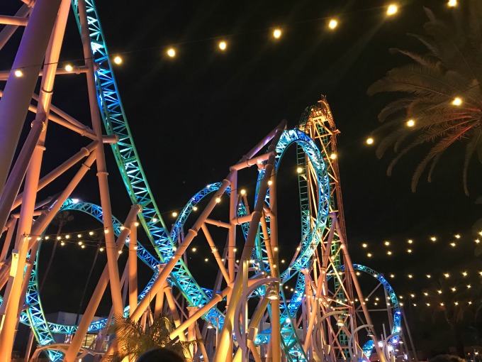 Knotts Berry Farm HangTime at Night