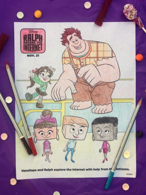 Ralph Breaks the Internet Coloring Pages | Clementine County