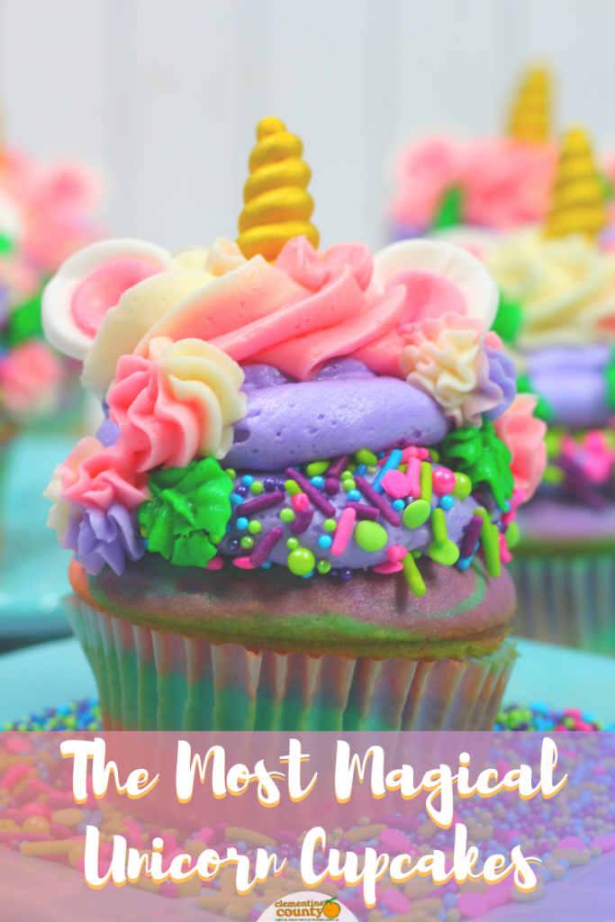 The Most Magical Unicorn Cupcakes // Make your own homemade unicorn cupcakes