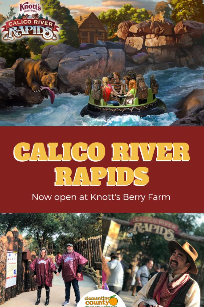 Calling all adventurers!  Calico River Rapids at Knott's Berry Farm is now open!