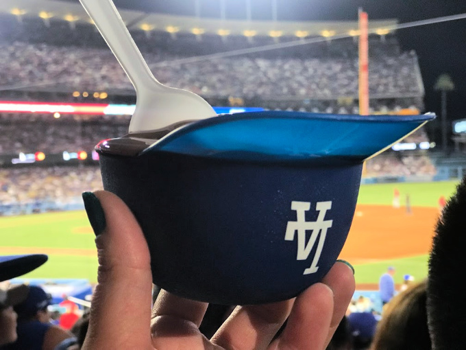 LA Dodgers Smart & Final Helmet Ice Cream