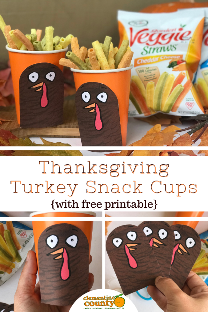 Gobble up healthier snacks with an easy Thanksgiving Turkey Snack Cup craft. 