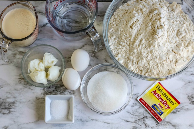Ingredients for New Orleans Beignets