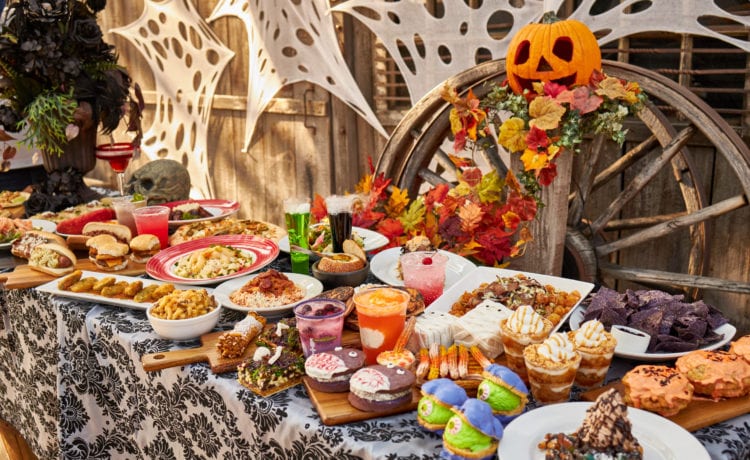 Knott's Taste of Fall-O-Ween Food Display